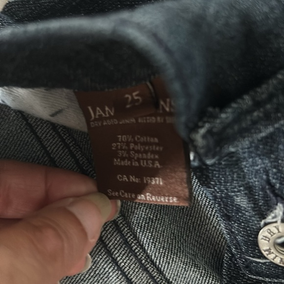 James Jeans Vintage Cargo Blue Denim Jeans - Size 25- Very Good Condition - Picture 7 of 10